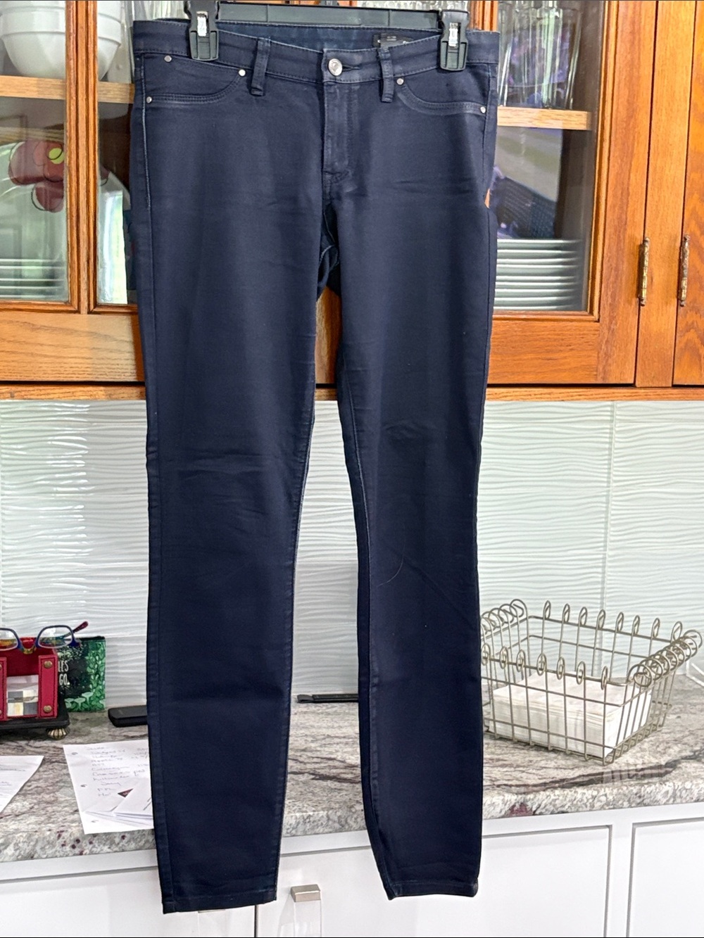 Club Monaco women Skinny Jeans in Navy